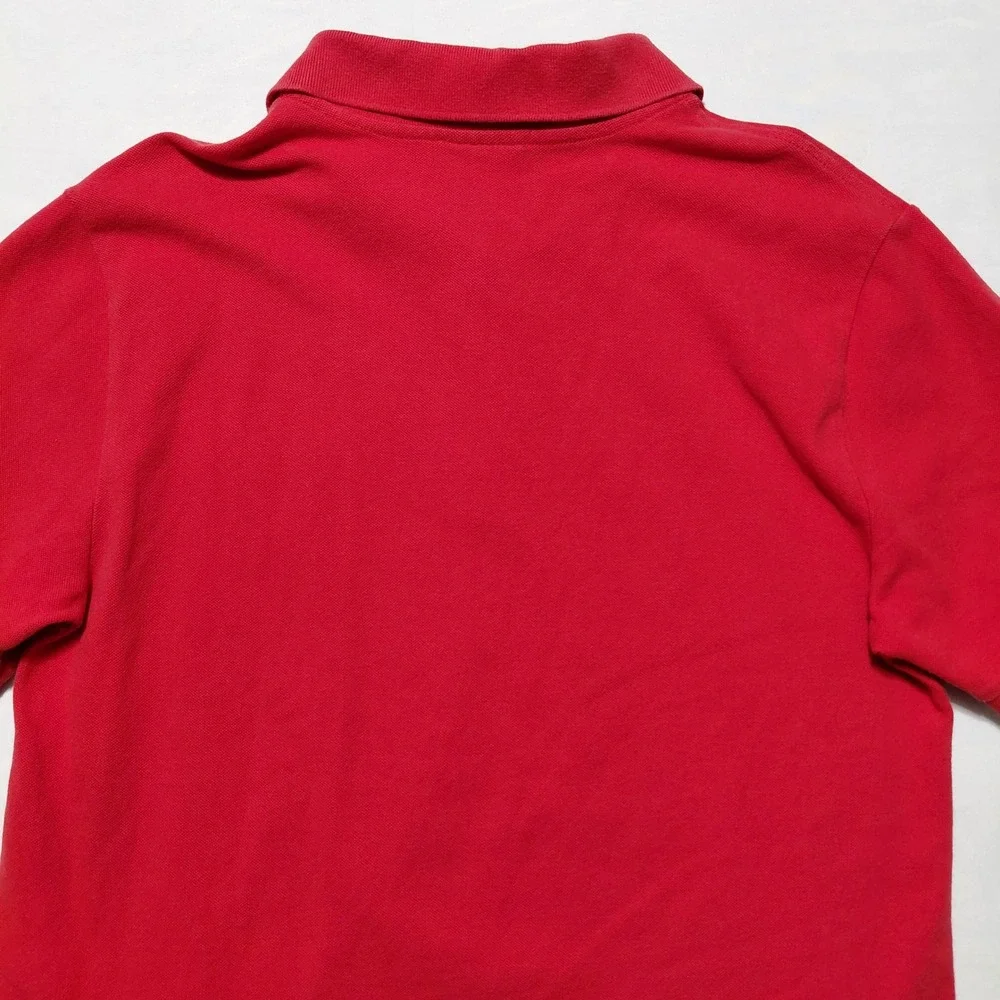 Polo Jeans Co Ralph Lauren Red Short Sleeve Collared Polo‎ Shirt Men's Large